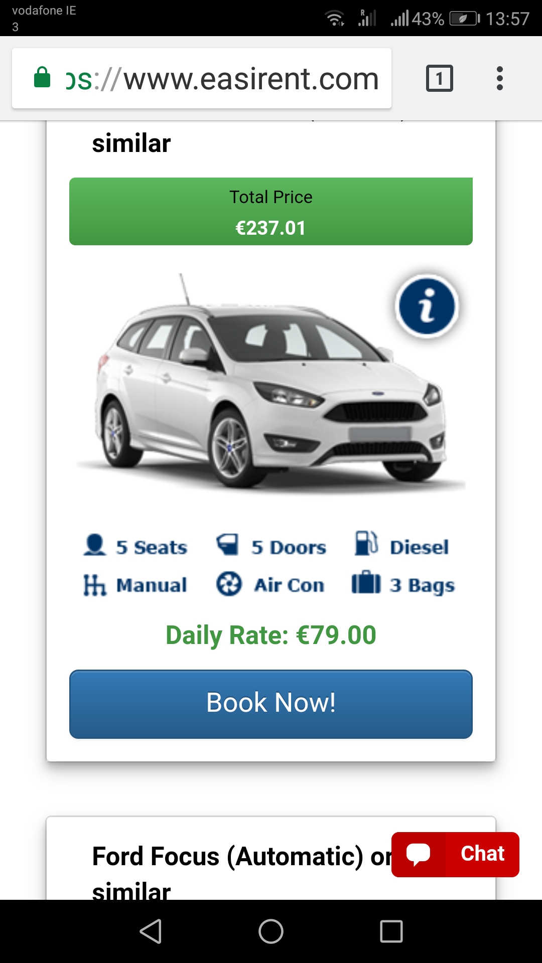 Easirent Reviews 196 Reviews of Sitejabber