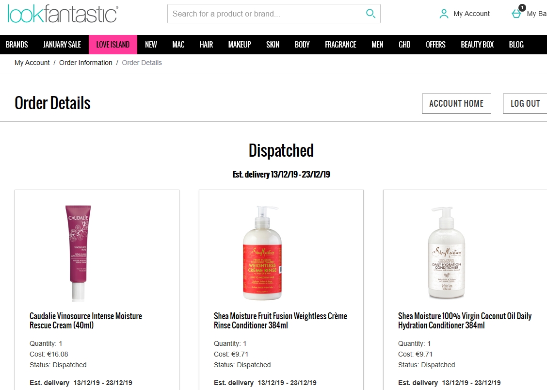 Look Fantastic Reviews 335 Reviews of Sitejabber