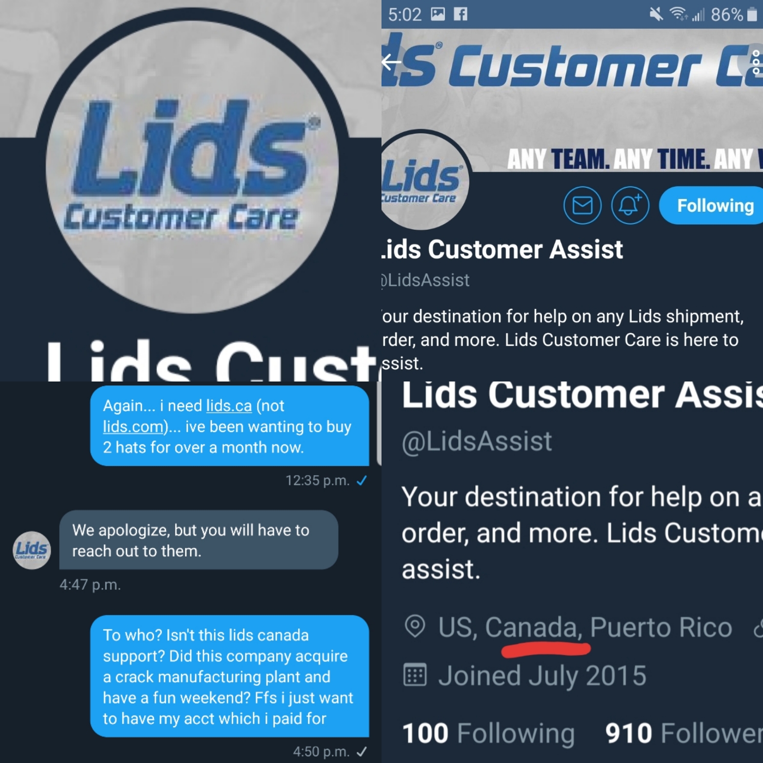 Lids.ca Reviews 20 Reviews of Lids.ca Sitejabber