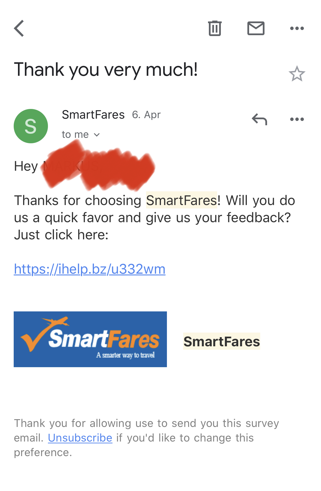 SmartFares Reviews 114 Reviews of Sitejabber