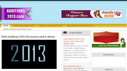 Auditions2013.com