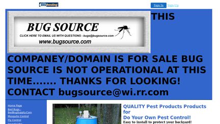Bug Source