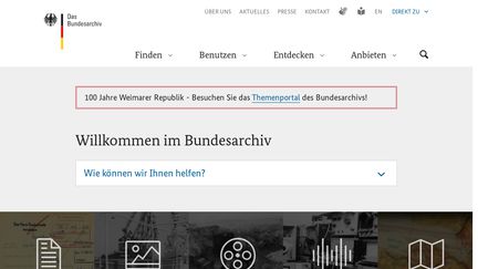 Bundesarchiv Internet