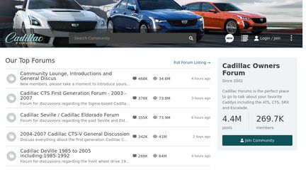Cadillac Owners and Enthusiasts Forum