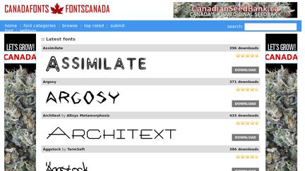 CanadaFonts