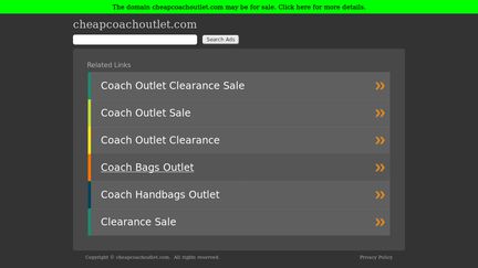 Cheapcoachoutlet