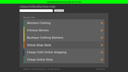 Chinaclothesfactory