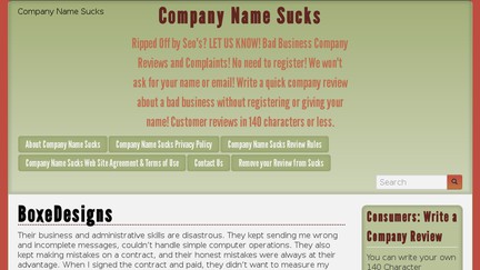 Companynamesucks.com