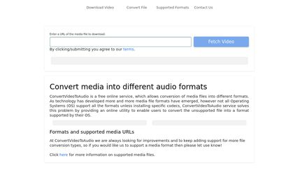 Convert Video to Audio