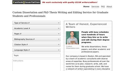 CustomDissertation