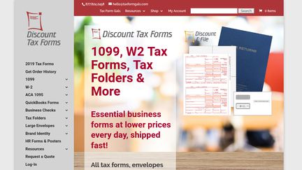 Discount Tax Forms