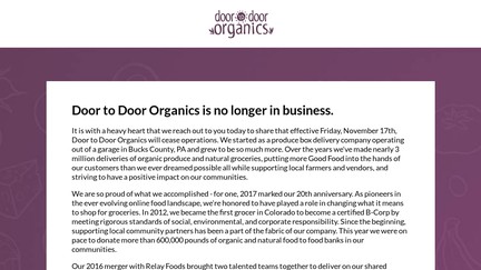 DoorToDoorOrganics
