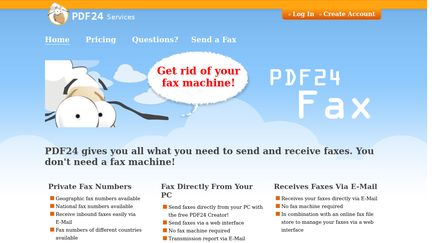 PDF24 Fax Service