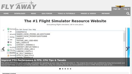 Fly Away Simulation
