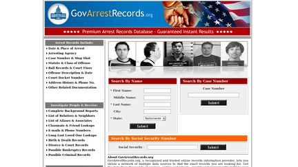 Govarrestrecords.org