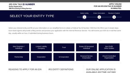 IRS EIN TAX ID