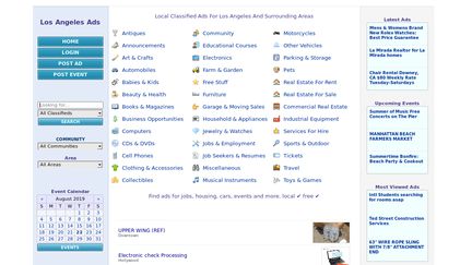 Community Classifieds Los Angeles