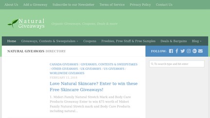 Naturalgiveaways.com