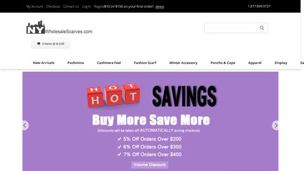NW Wholesale Scarves