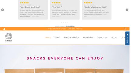 ommiesnacks.com