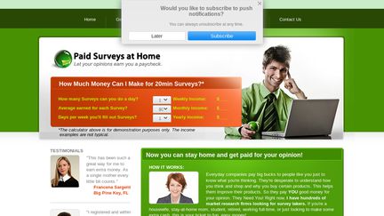 Paid Surveys at Home