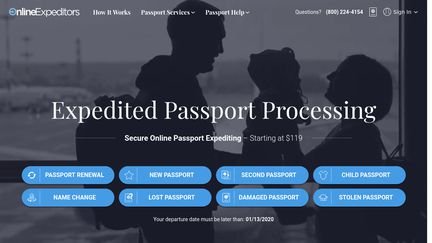 Expedited Passport Processing
