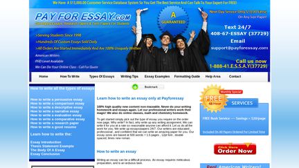 pay for essay websites