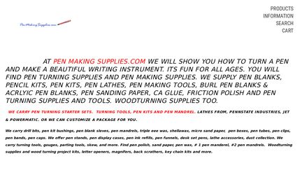 Pen Making Supplies