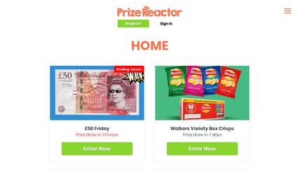 PrizeReactor