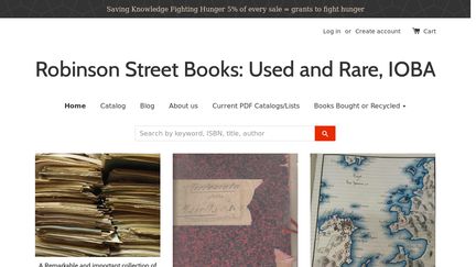 Robinson Street Books: Used and Rare, IOBA