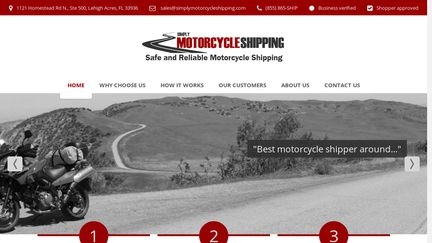 Simplymotorcycleshipping.com