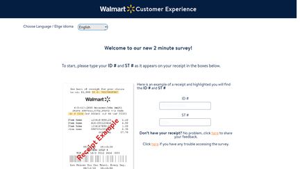 Survey.walmart