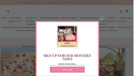 Sylvanian Specialtystore.com.au