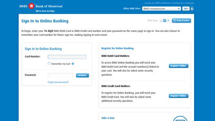 Bank of Montreal Online Banking